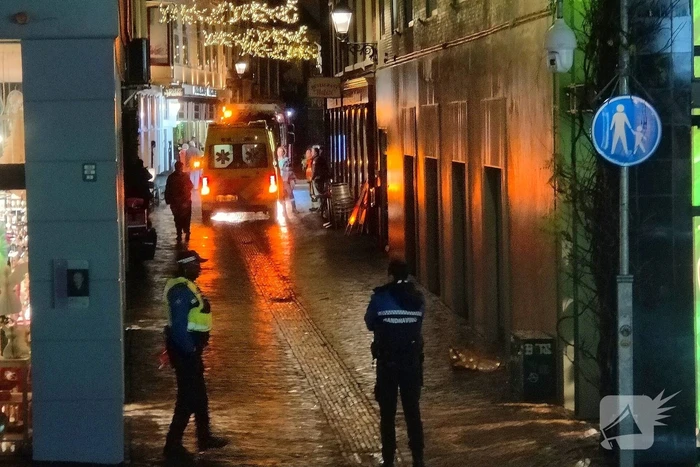 Keukenbrand in hamburgerrestaurant