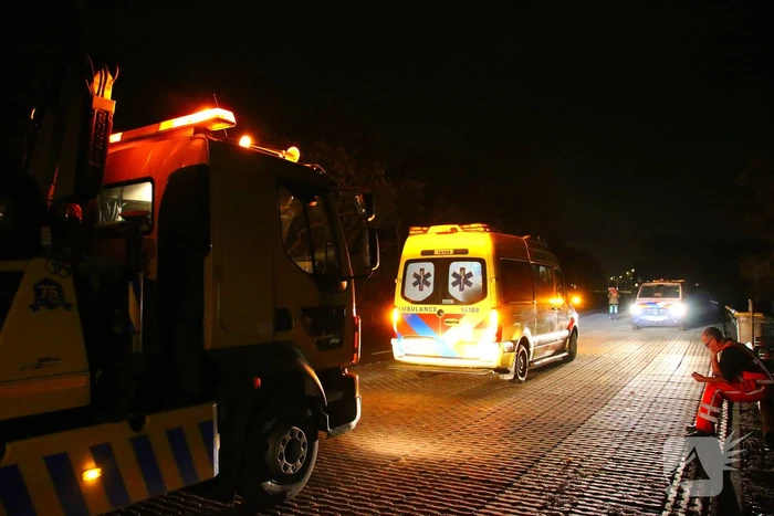 Betrokkene van ongeval onwel tijdens afsleep