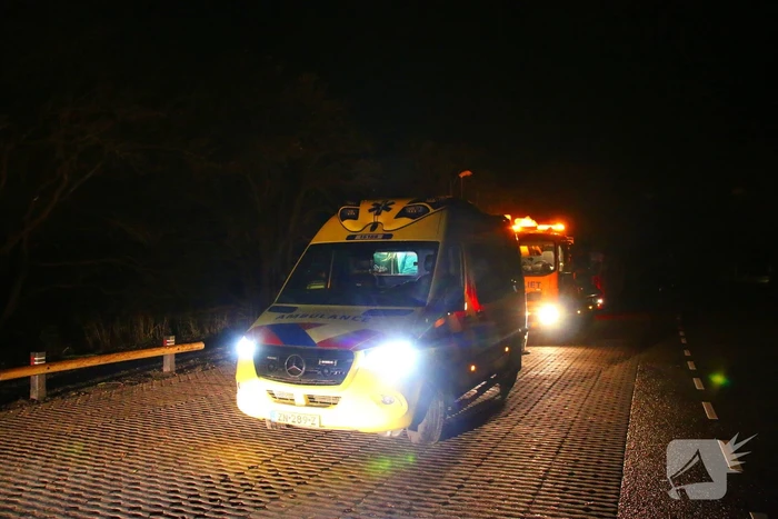 Betrokkene van ongeval onwel tijdens afsleep