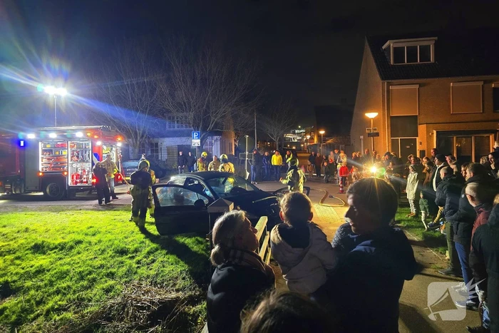 Veel bekijks bij brandweer oefening