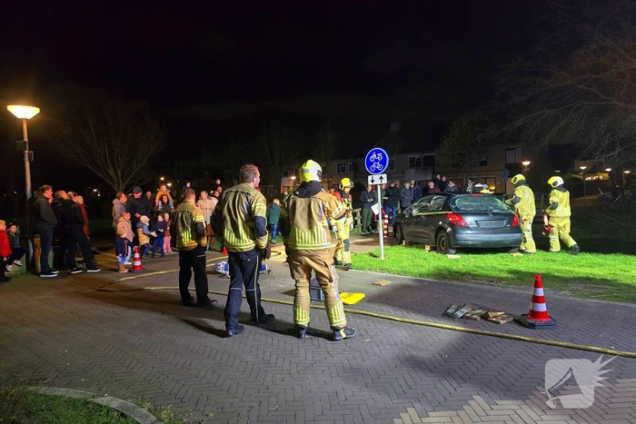 Veel bekijks bij brandweer oefening