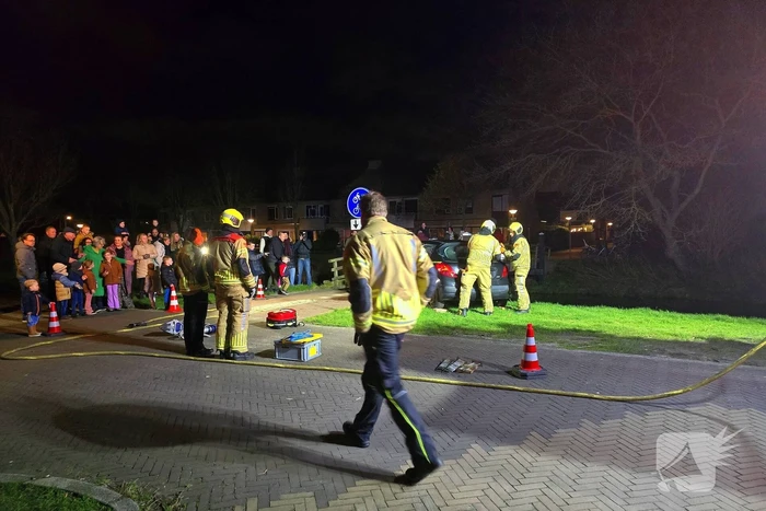 Veel bekijks bij brandweer oefening