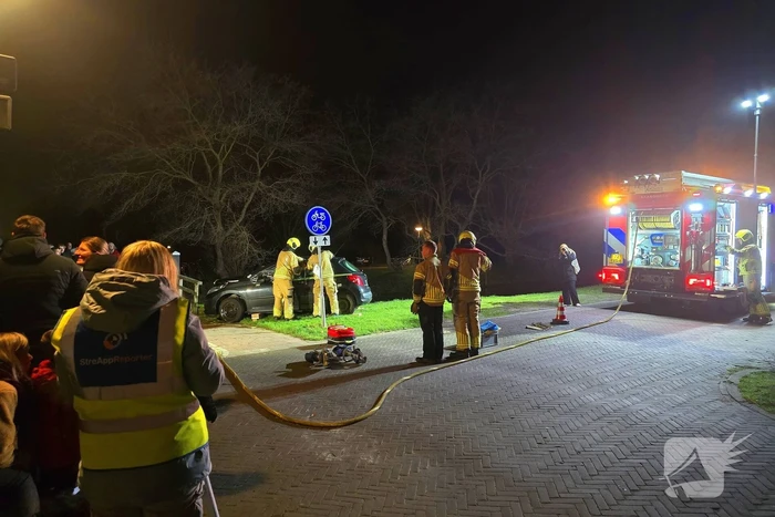 Veel bekijks bij brandweer oefening