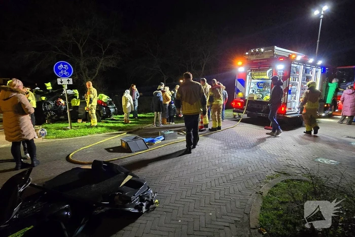 Veel bekijks bij brandweer oefening