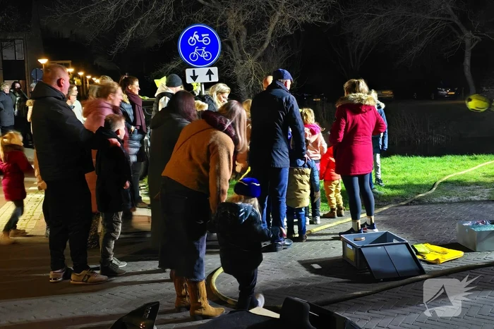 Veel bekijks bij brandweer oefening
