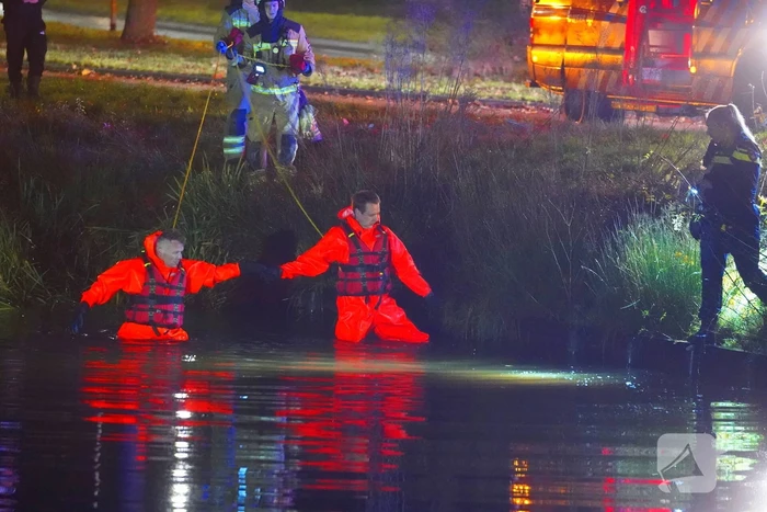 Grote zoekactie naar mogelijke drenkeling in vijver