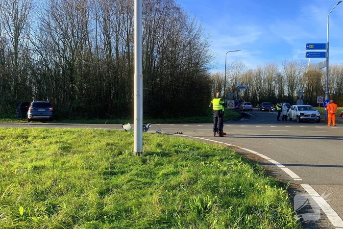 Flinke vertraging door aanrijding