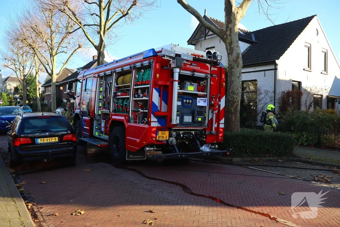 Brand op zolder snel onder controle