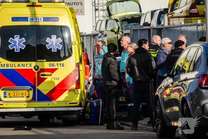 Traumateam ingezet voor incident bij autodemontage bedrijf