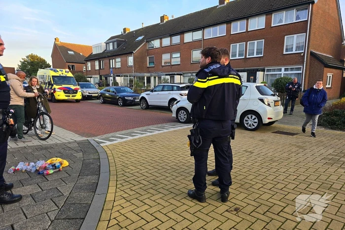 Persoon op fatbike botst met auto