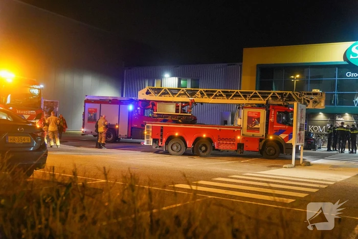 Brandmelding bij groothandel blijkt kortsluiting in verlichting