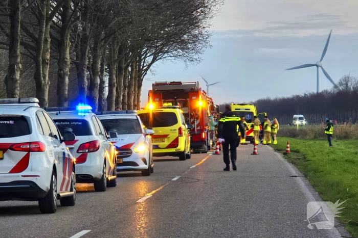 Automobilist zwaargewond bij aanrijding met boom