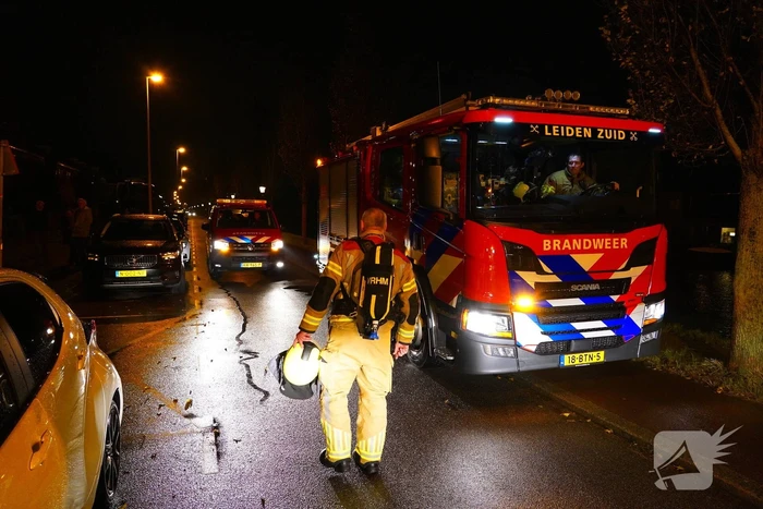 Brandweer druk met brand in woning