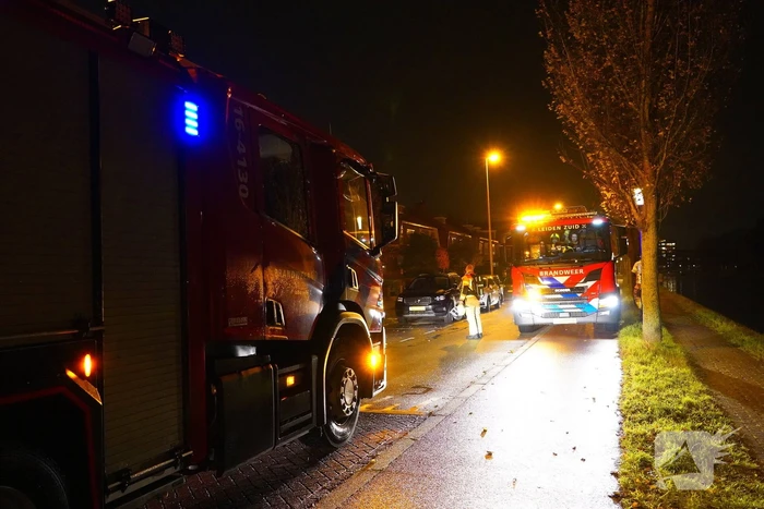 Brandweer druk met brand in woning