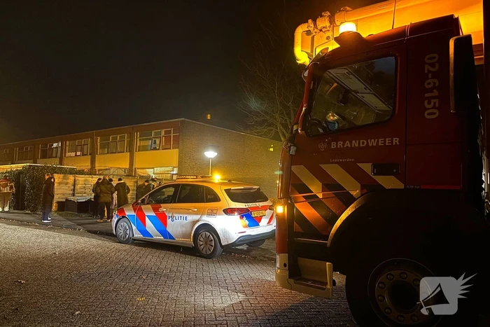 Voorgevel woning verwoest door explosie