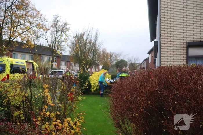 Traumahelikopter geland voor medische incident
