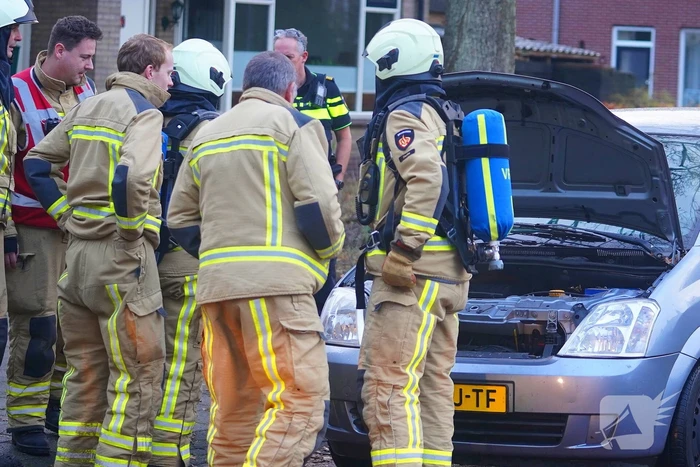 Bestuurster flink geschrokken door autobrand