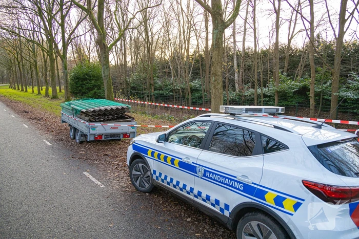 Gestolen aanhanger teruggevonden in afgelegen gebied