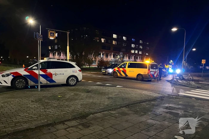 Fietser geschept op oversteekplaats