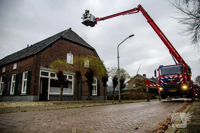Rookontwikkeling bij schoorsteenbrand