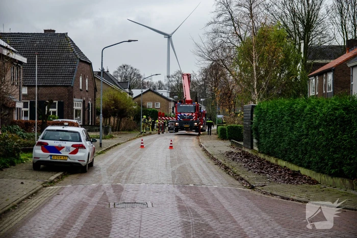 Rookontwikkeling bij schoorsteenbrand