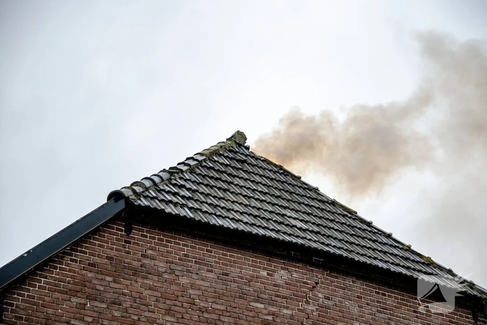 Rookontwikkeling bij schoorsteenbrand