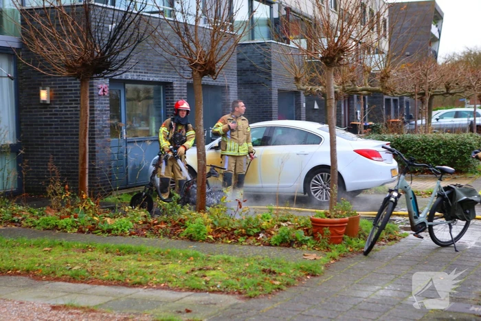 Scooter gaat in vlammen op