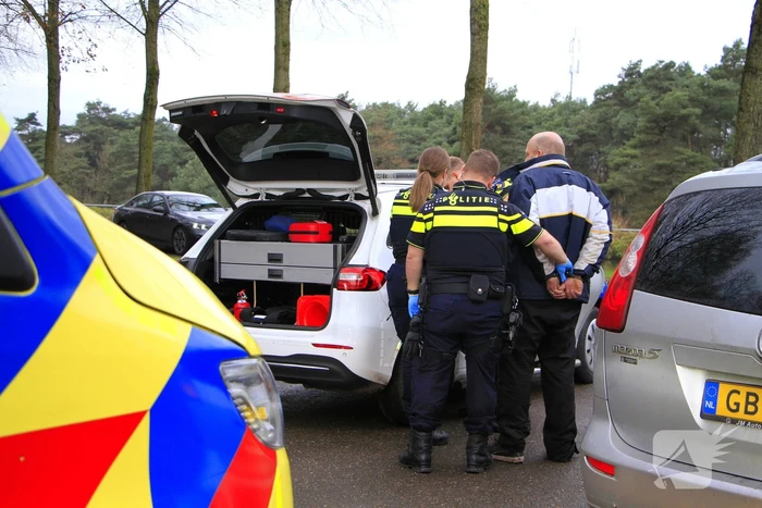 Motorrijder aangehouden na ongeval tijdens vluchtpoging