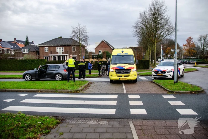 Fietser gewond bij aanrijding met auto