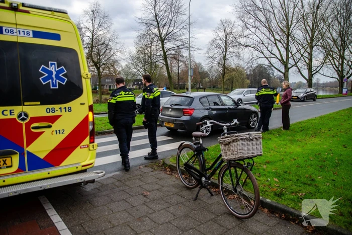 Fietser gewond bij aanrijding met auto