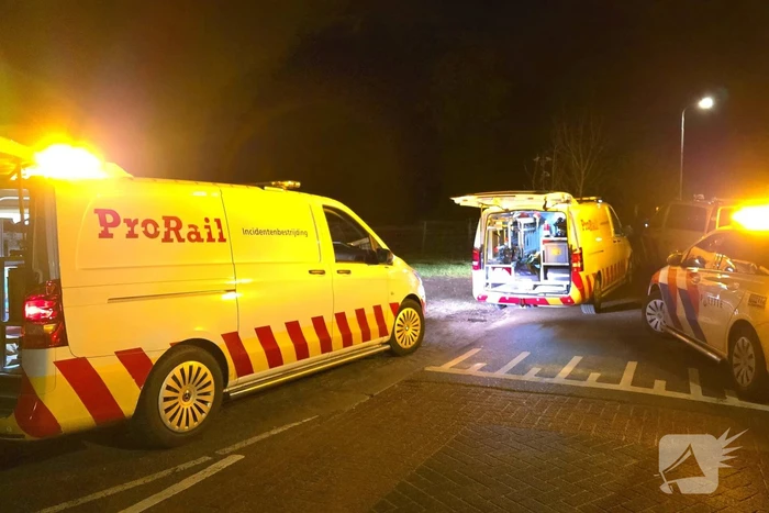Treinverkeer gestremd door aanrijding