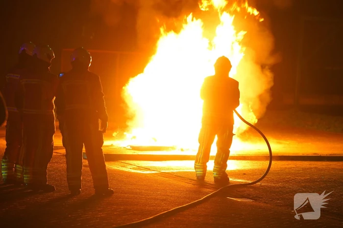 Opnieuw containers in brand gestoken