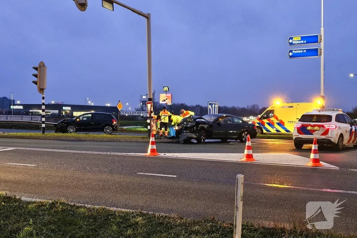 Op- en afritten afgesloten door ongeval