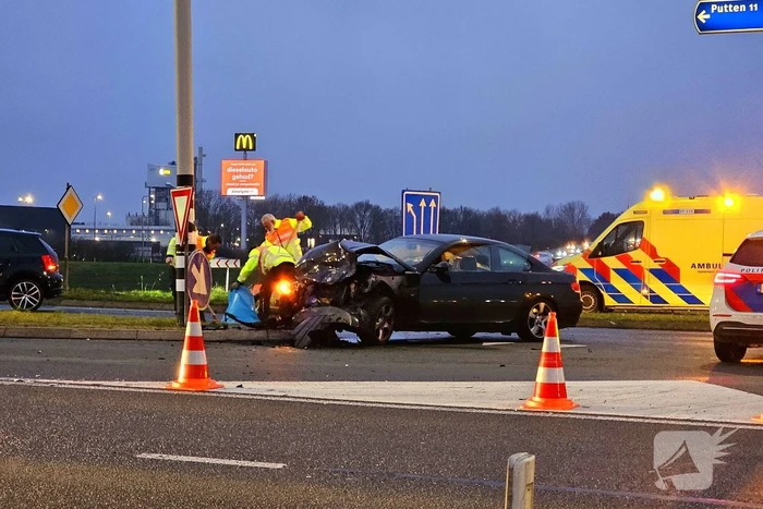 Op- en afritten afgesloten door ongeval