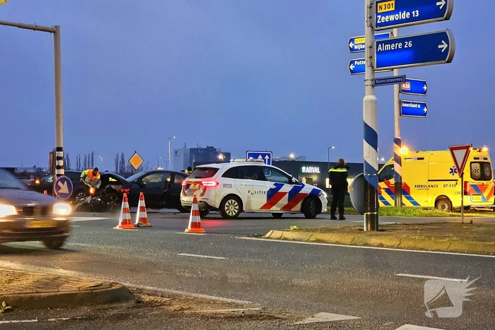 Op- en afritten afgesloten door ongeval