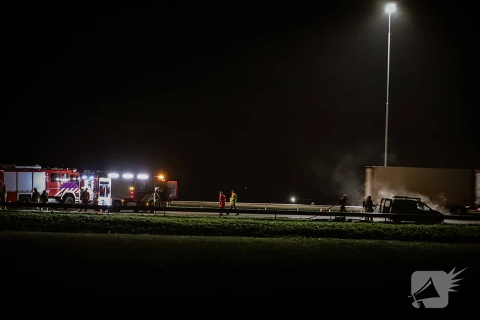 brand rijksweg a1 r 36,5 hoogland