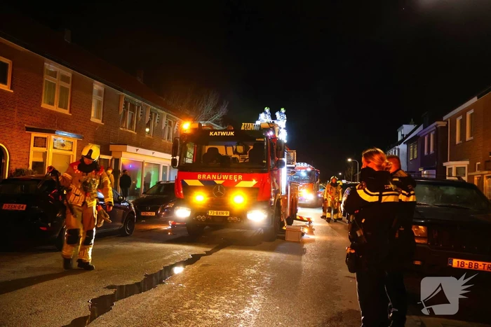 Brandweer druk met schoorsteenbrand