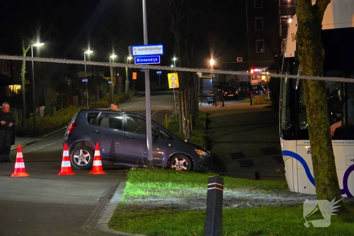 Berger druk met gestrande voertuigen