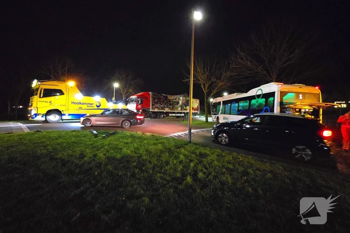 Berger druk met gestrande voertuigen