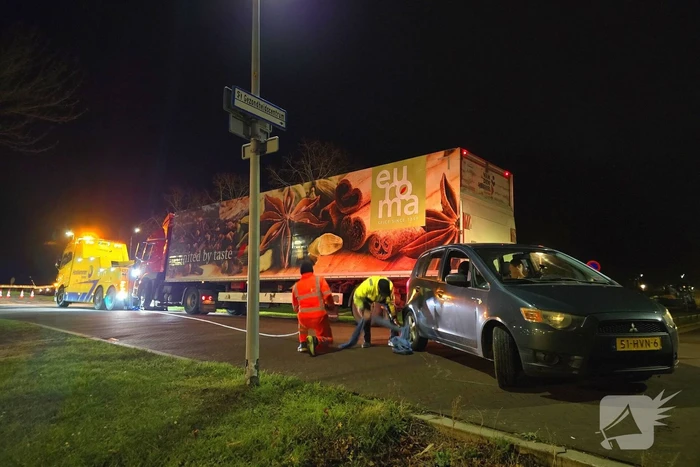 Berger druk met gestrande voertuigen