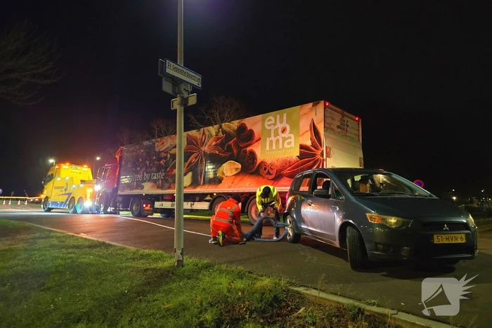 Berger druk met gestrande voertuigen