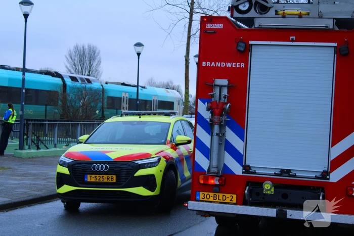 Persoon geschept door passagierstrein