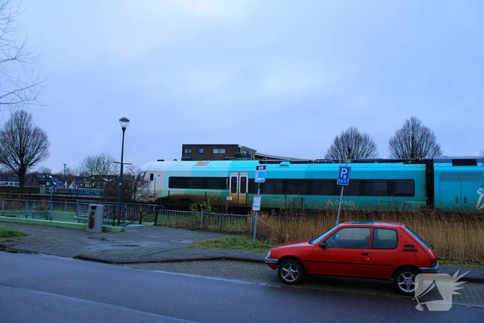 Persoon geschept door passagierstrein