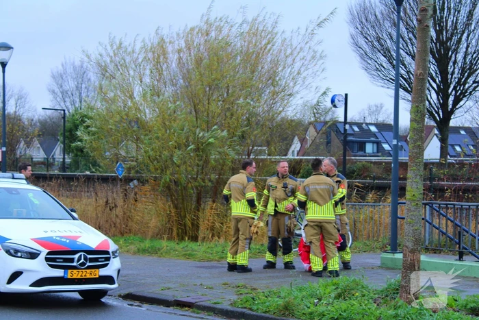 Persoon geschept door passagierstrein