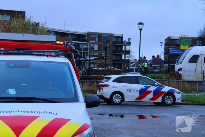 Persoon geschept door passagierstrein