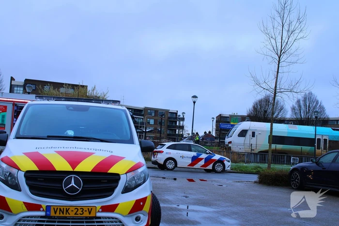 Persoon geschept door passagierstrein
