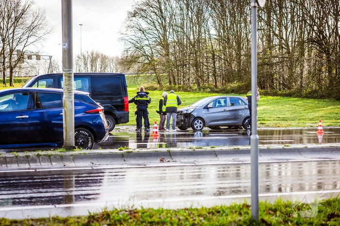 Schade bij kop-staart botsing