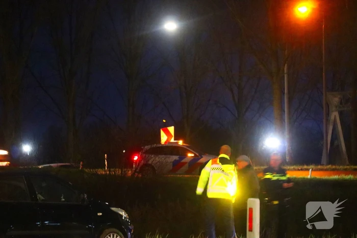 Auto's botsen op afrit snelweg
