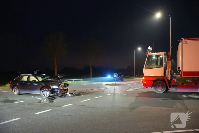 Ongeval veroorzaakt filevorming in dorp