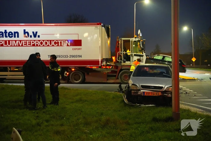 Ongeval veroorzaakt filevorming in dorp